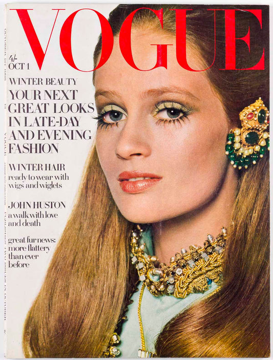 CELIA HAMMOND Ingrid Boulting HELMUT NEWTON Vogue October 1st 1968 UK