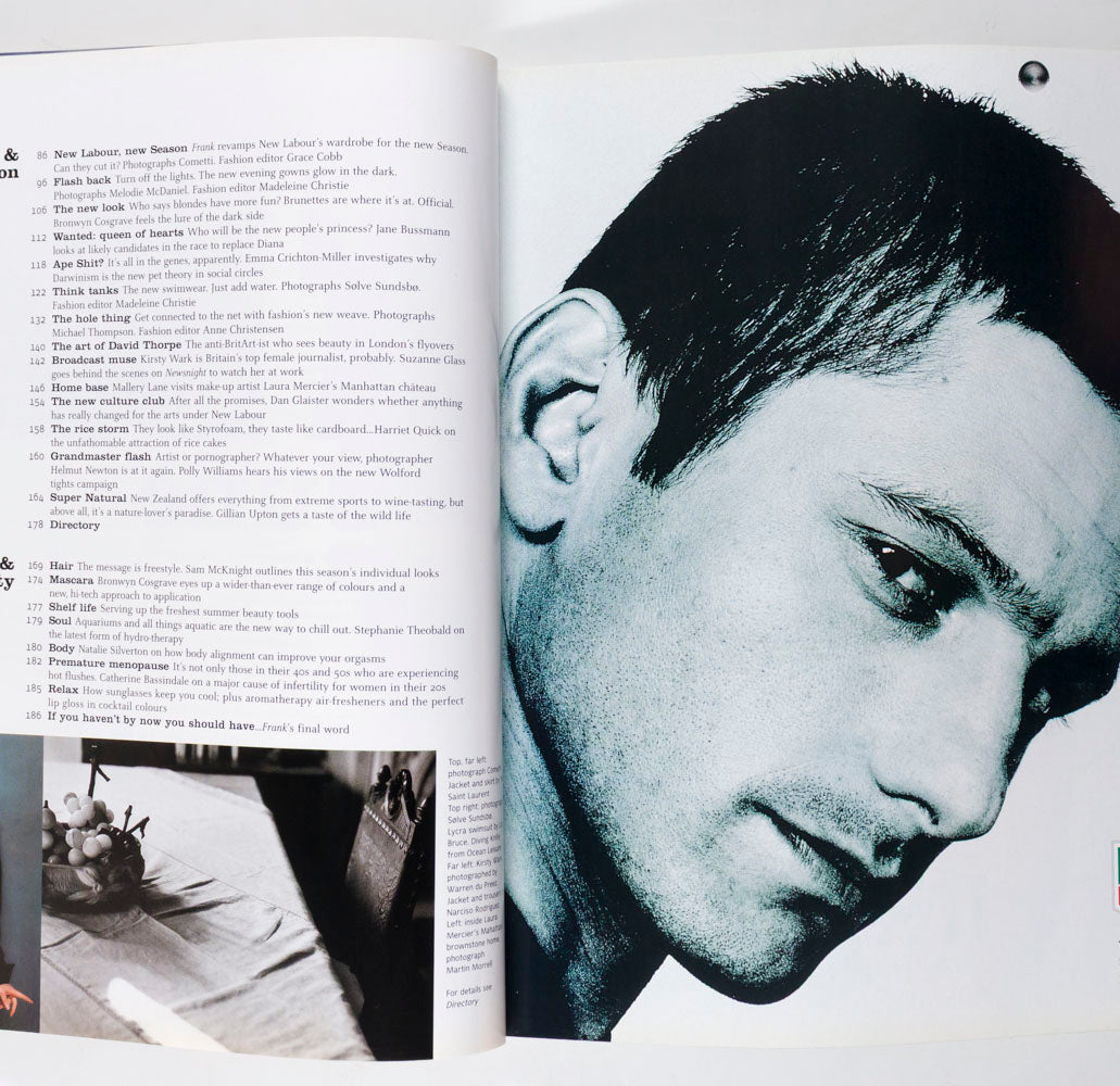 Carmen Kass EUGENIA SILVA Milla HELMUT NEWTON Frank magazine June 1998