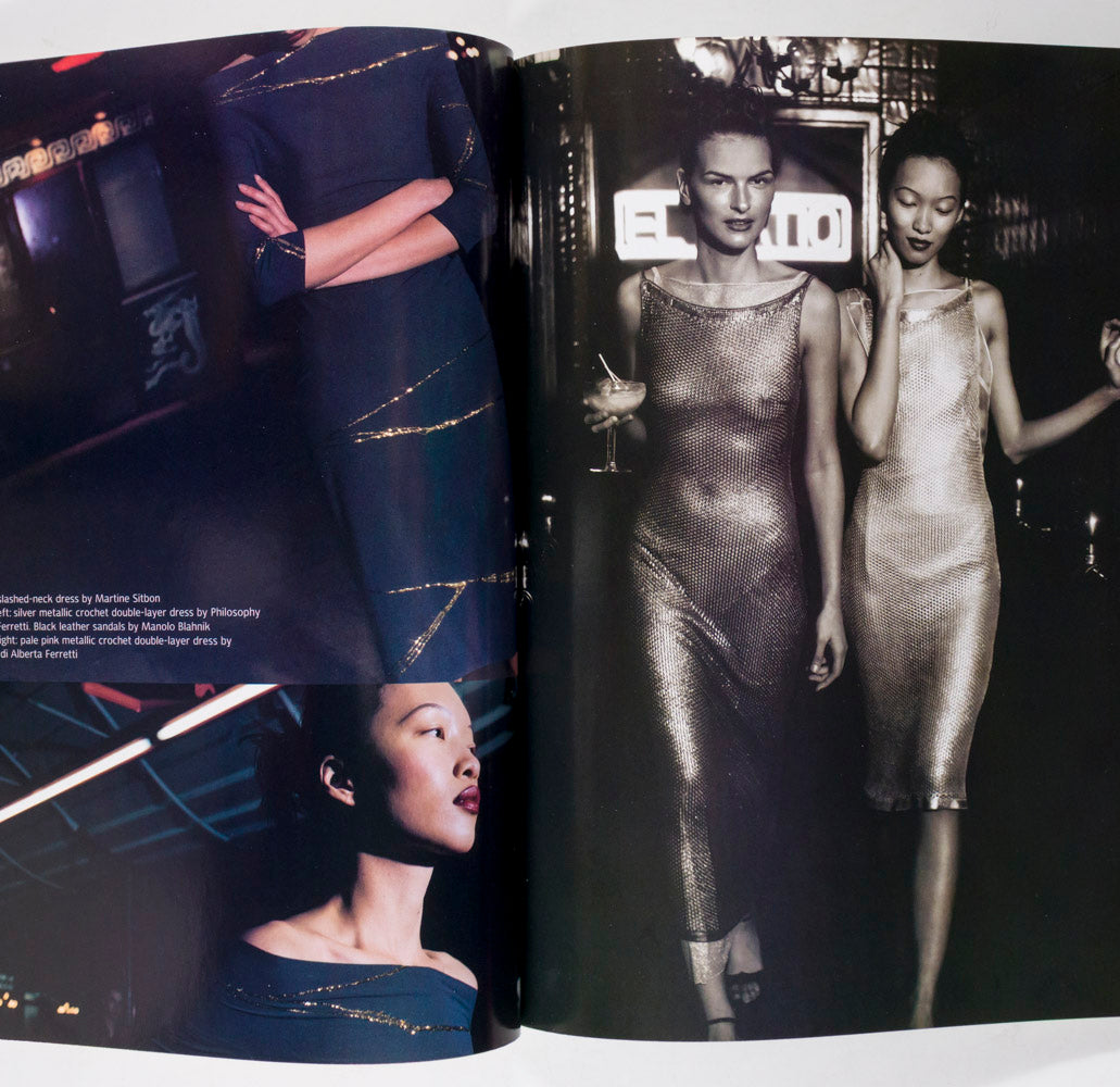 Carmen Kass EUGENIA SILVA Milla HELMUT NEWTON Frank magazine June 1998