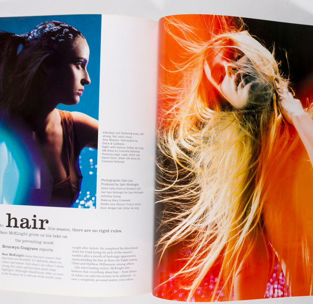 Carmen Kass EUGENIA SILVA Milla HELMUT NEWTON Frank magazine June 1998