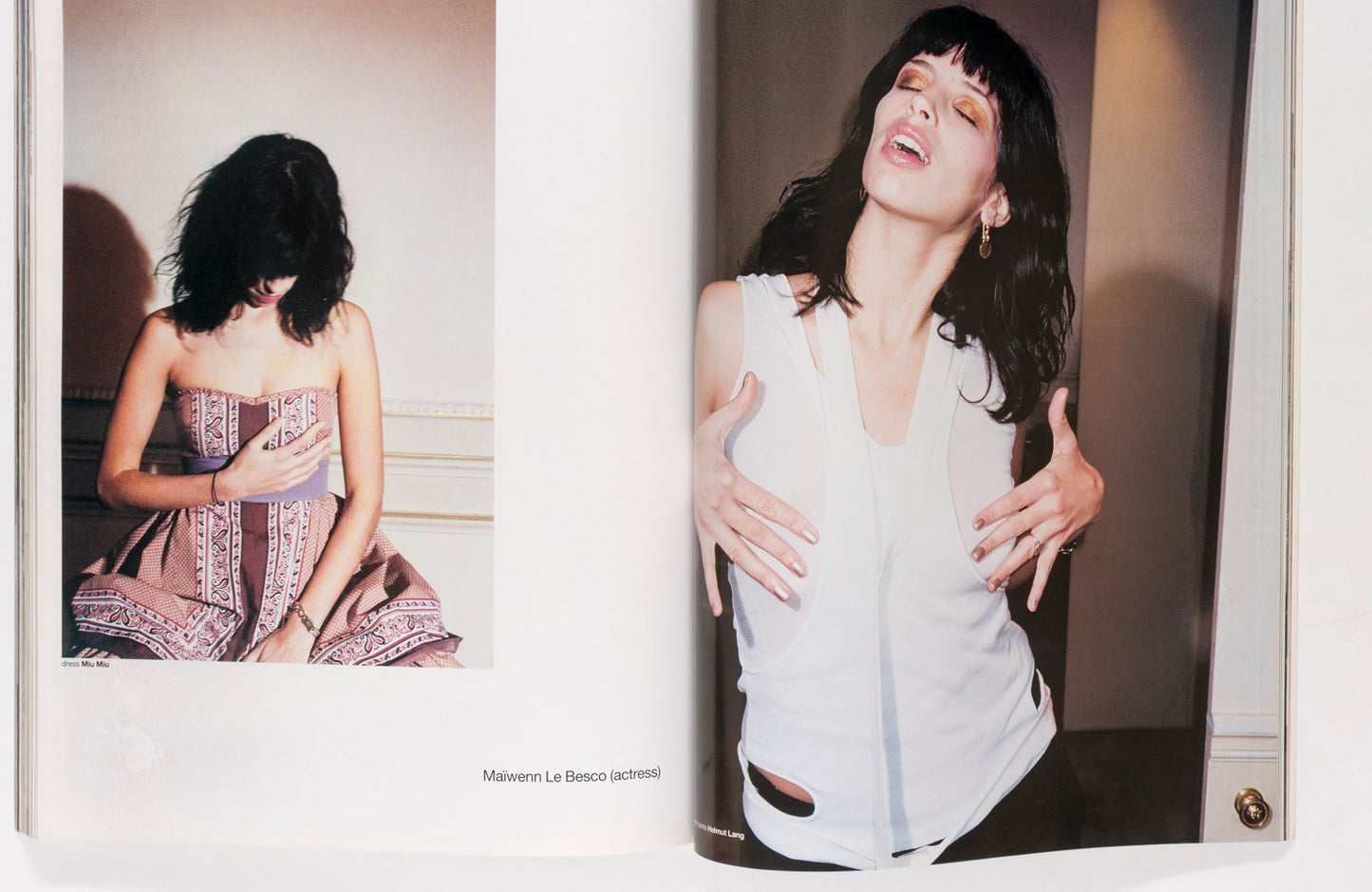MALGOSIA BELA Eva Herzigova INES DE LA FRESSANGE Dutch magazine 38 2002