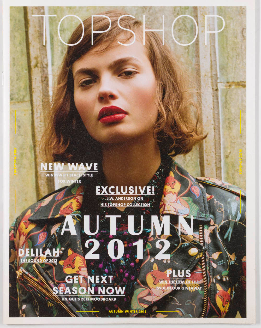 J W Anderson TOPSHOP Delilah LOOKBOOK Autumn Winter 2012 Dior CATALOG