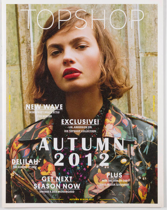 J W Anderson TOPSHOP Delilah LOOKBOOK Autumn Winter 2012 Dior CATALOG