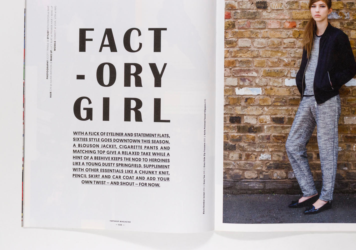 J W Anderson TOPSHOP Delilah LOOKBOOK Autumn Winter 2012 Dior CATALOG