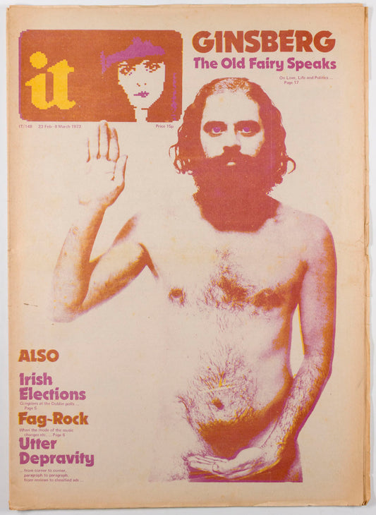 ALLEN GINSBERG Kerouac R CRUMB International Times February 23 1973