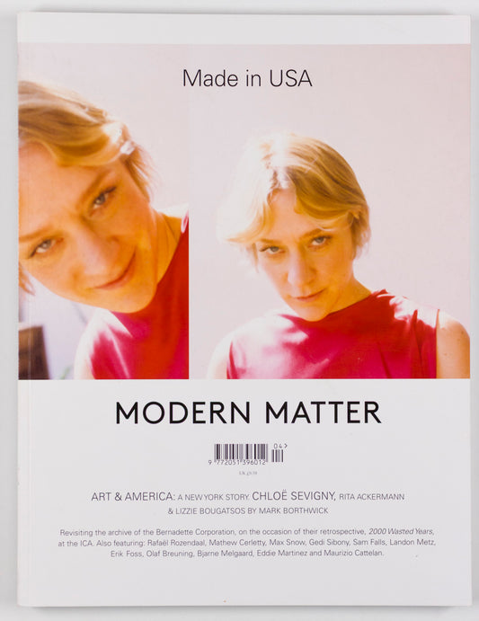 Chloe Sevigny BERNADETTE CORPORATION Made in USA Modern Matter 4 2013