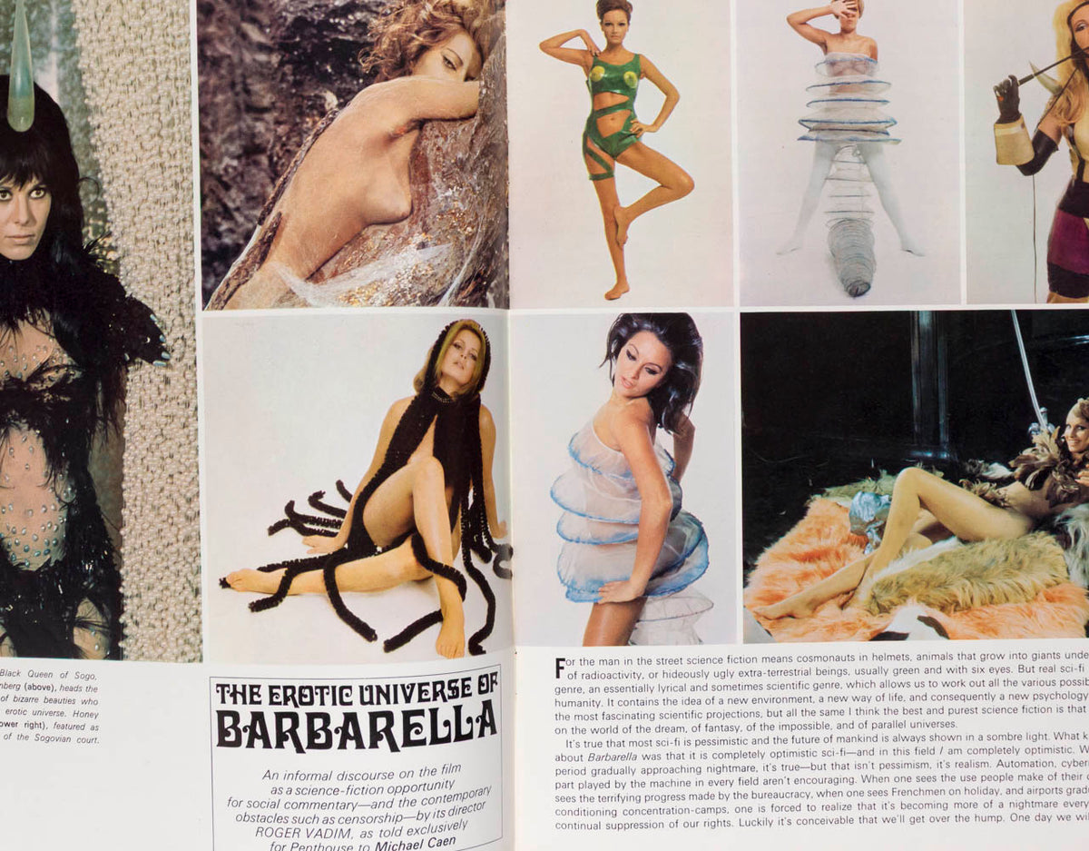 Jane Fonda ANITA PALLENBERG Barbarella PENTHOUSE Vol 3 No 4 1968