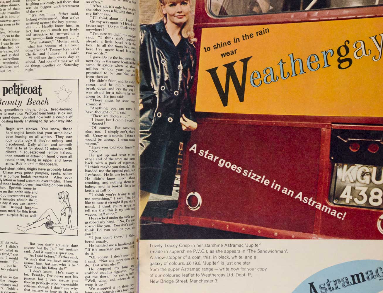 ALTHEA McNISH Corin Redgrave TOM BELL Petticoat magazine 11 June 1966