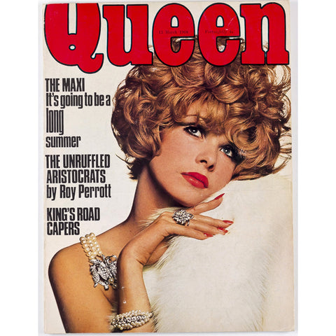 Queen Magazine March 1968 Clive Arrowsmith JEAN MUIR David Anthony