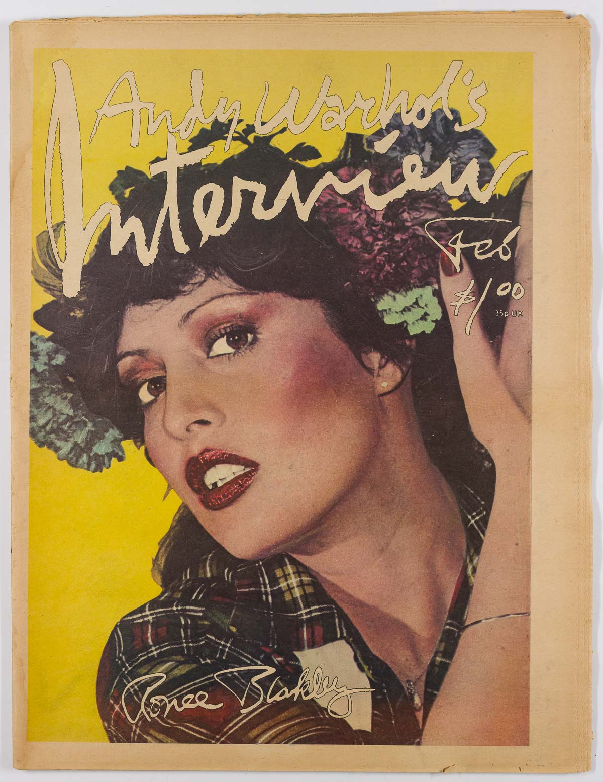 Cher ROBERT MAPPLETHORPE William Burroughs LINDA BLAIR Warhol INTERVIEW magazine