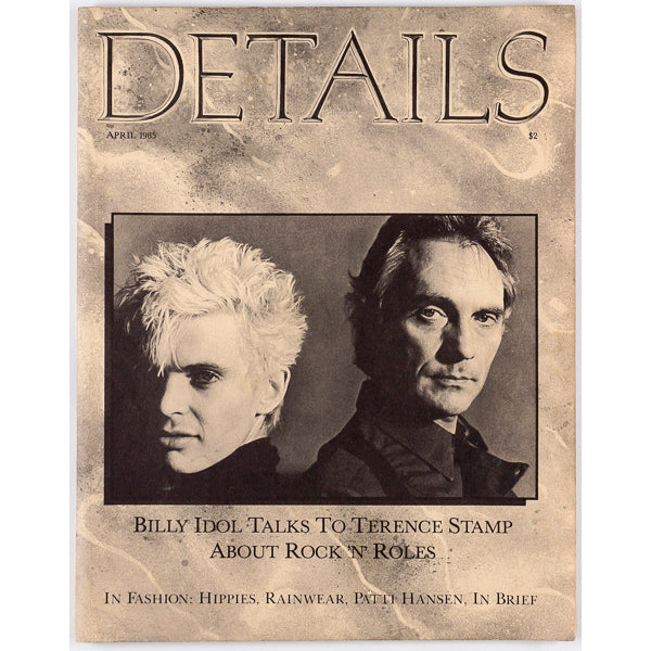 TERENCE STAMP Billy Idol PATTI HANSEN Madonna DETAILS April 1985