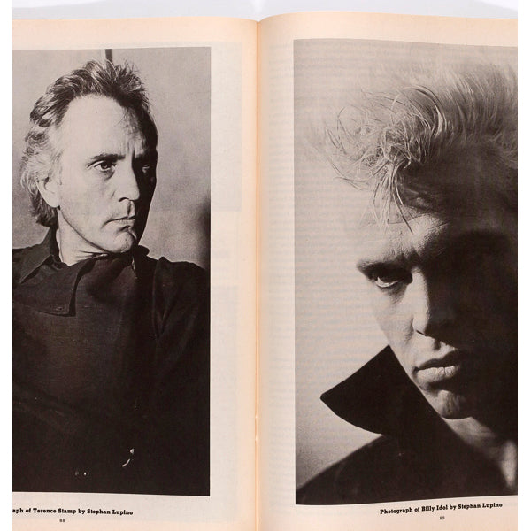 TERENCE STAMP Billy Idol PATTI HANSEN Madonna DETAILS April 1985