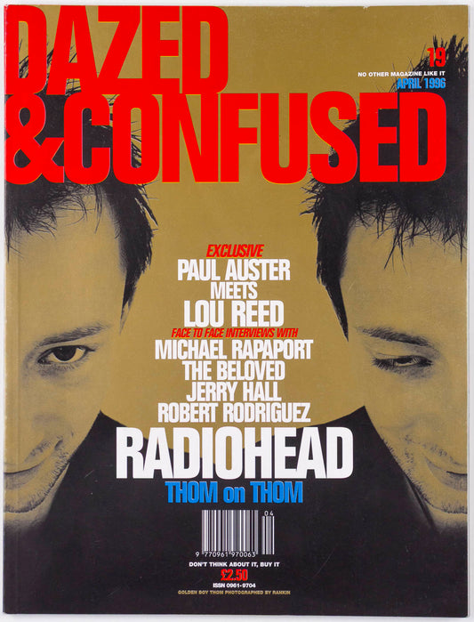 Radiohead LOU REED Paul Auster STEVE ALBINI THE ORB Dazed & Confused