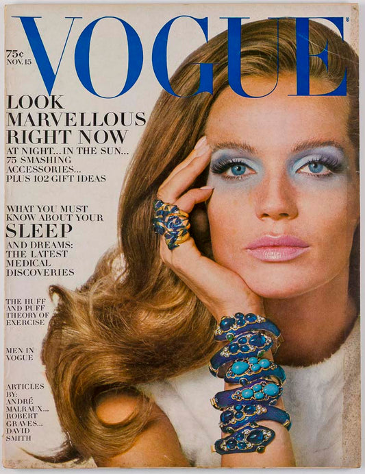 VERUSCHKA Honor Blackman LEONARD WHITING David Hemmings MASTROIANNI vtg US VOGUE