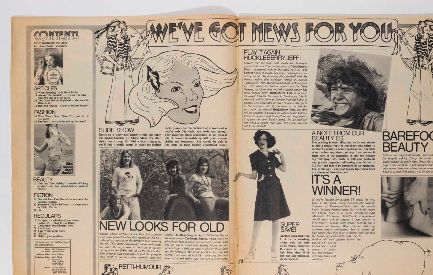 HOLIDAY HAIR Robert Wagner OLD 88 Petticoat magazine 29 June 1974