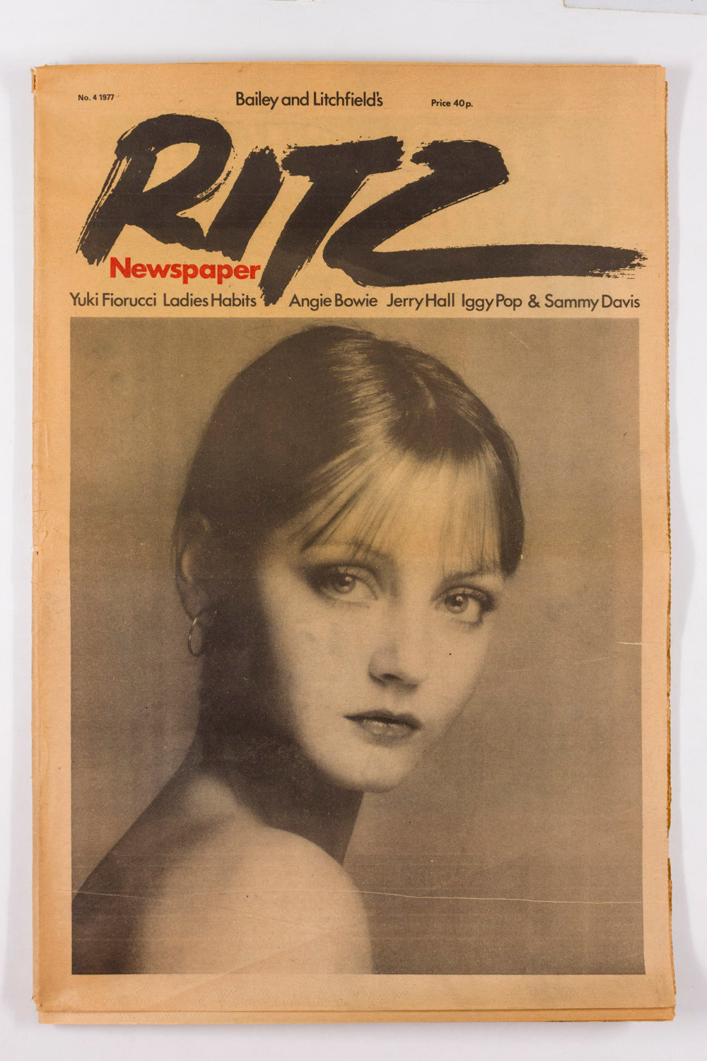 INGRID BOULTING Antonio Lopez IGGY POP Bowie JERRY HALL Ritz magazine