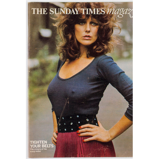 Fiona Lewis BIBA Hell's Angels King Freddie SUNDAY TIMES magazine VTG