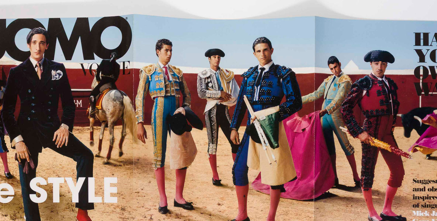 Adrien Brody JEFF AQUILON Jeremy Irons L'UOMO VOGUE October 2006