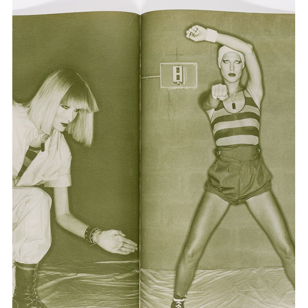 HELMUT NEWTON Military Fight MARIE HELVIN Nova magazine March 1975