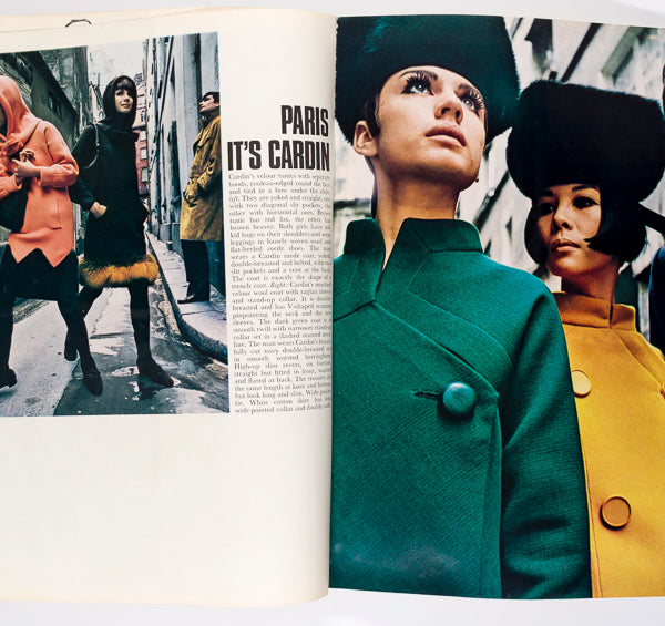 JILL KENNINGTON Helmut Newton CARDIN Yves St Laurent QUEEN Sept 1965