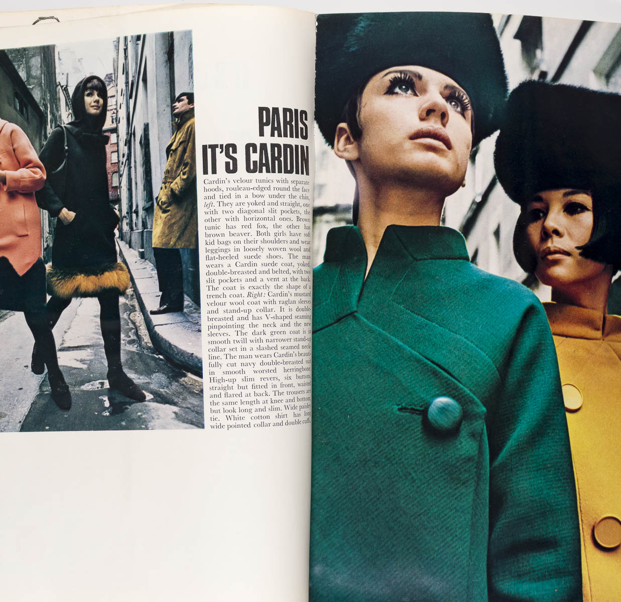 PIERRE CARDIN Jill Kennington YSL MONDRIAN QUEEN magazine 1965 September
