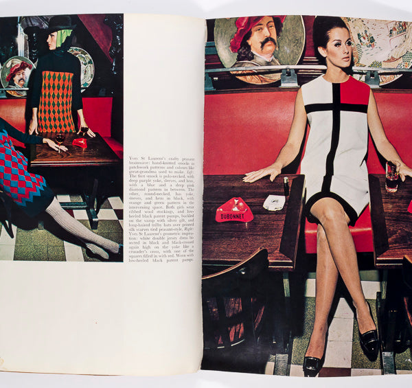 JILL KENNINGTON Helmut Newton CARDIN Yves St Laurent QUEEN Sept 1965