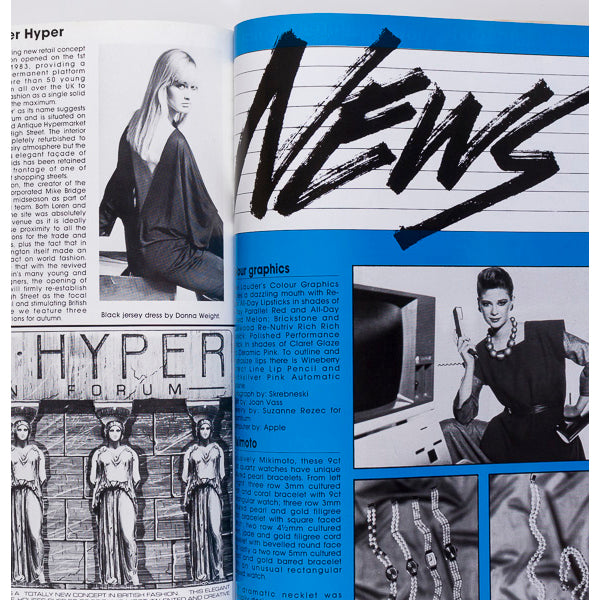 Faye Dunaway HYPER HYPER Tony Scott CHANEL Avantgarde magazine AW 1983