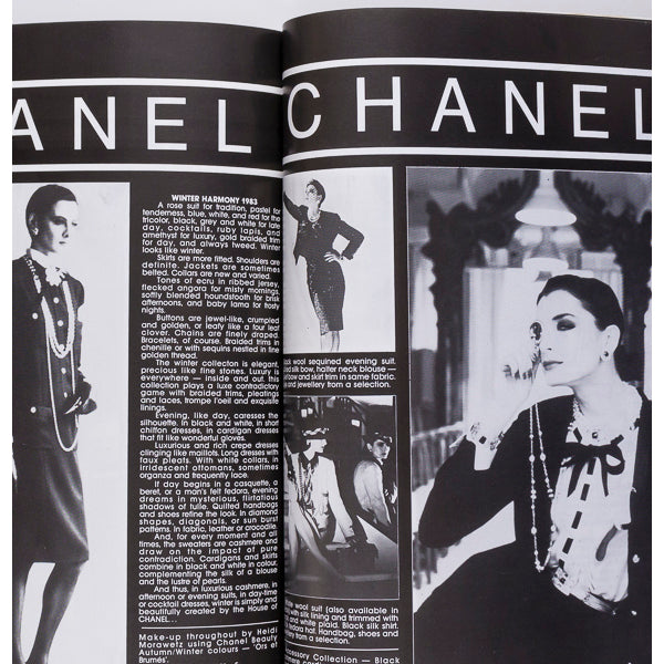 Faye Dunaway HYPER HYPER Tony Scott CHANEL Avantgarde magazine AW 1983