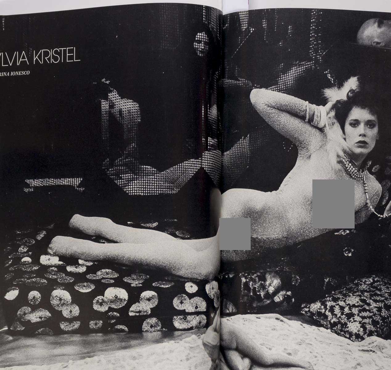 IRINA IONESCO Sylvia Kristel LINGERIE MODE International magazine VTG