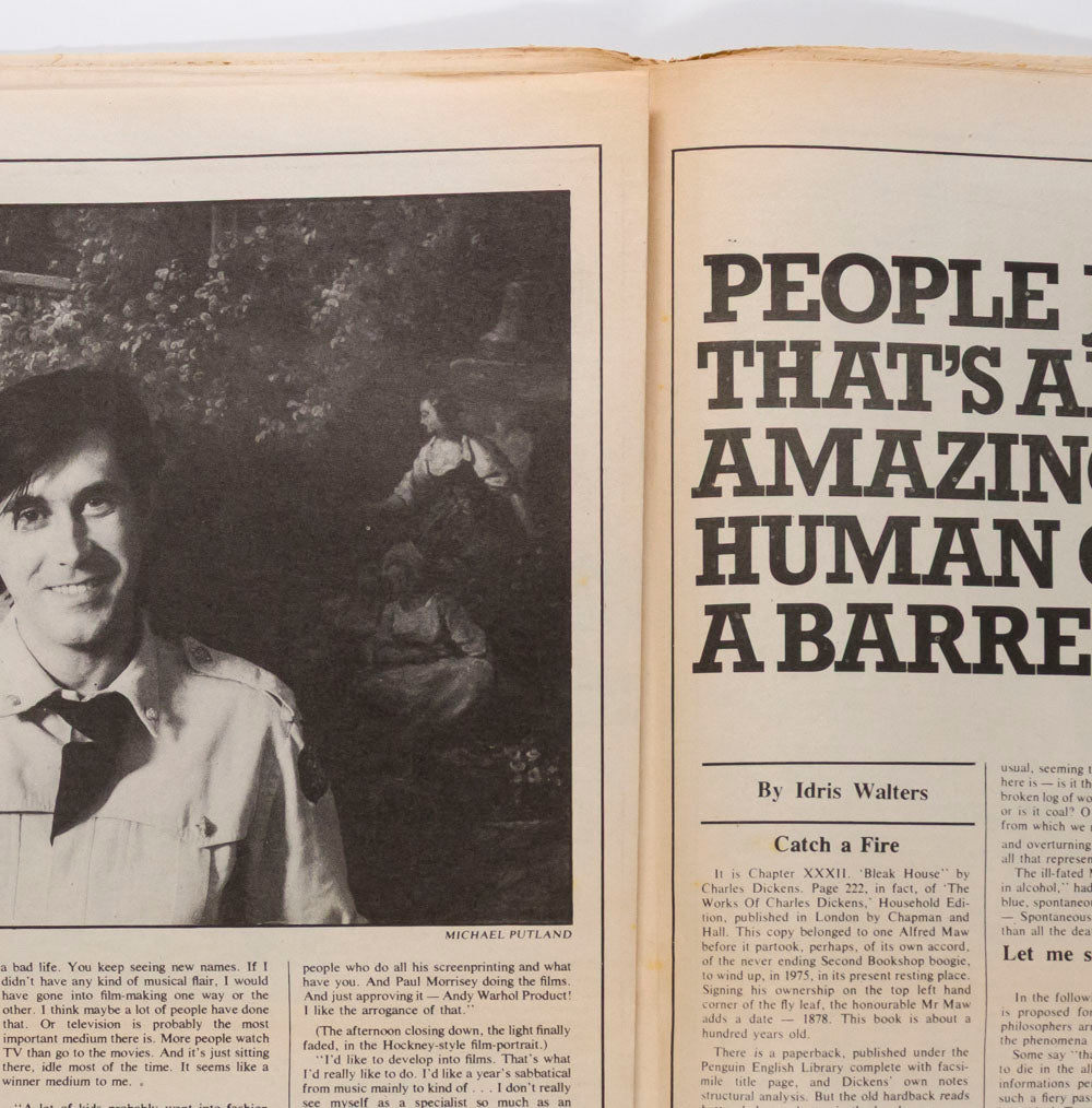 BRYAN FERRY Martin Sharp OZ Lofgren STREETLIFE magazine November 1975