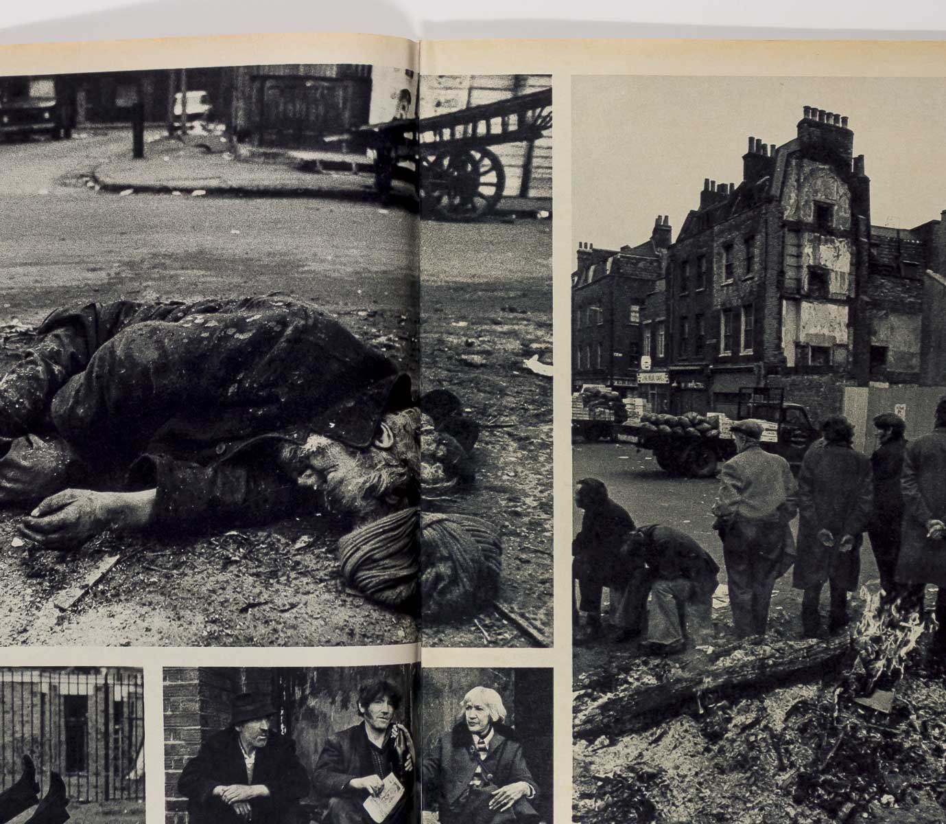 DON McCULLIN Skid Row EAST END London DAVID MONTGOMERY Sunday Times magazine VTG