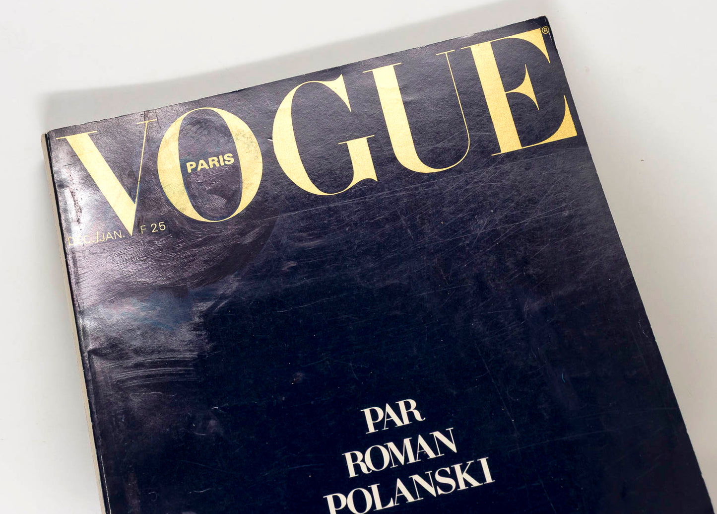 ROMAN POLANSKI Sharon Tate GUY BOURDIN Bruce Lee Paris Vogue 1976 vtg