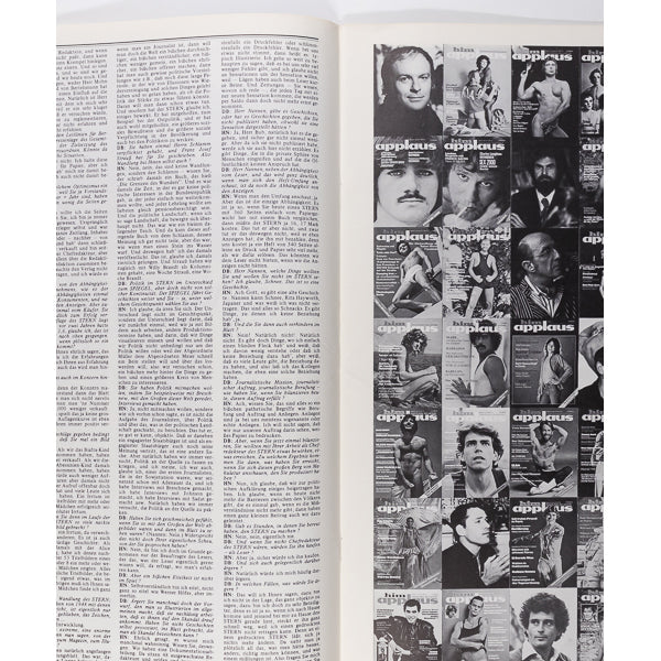 GLORIA SWANSON Zappa CERRUTI Helmut Newton INTERVIEW magazine German 3 1979