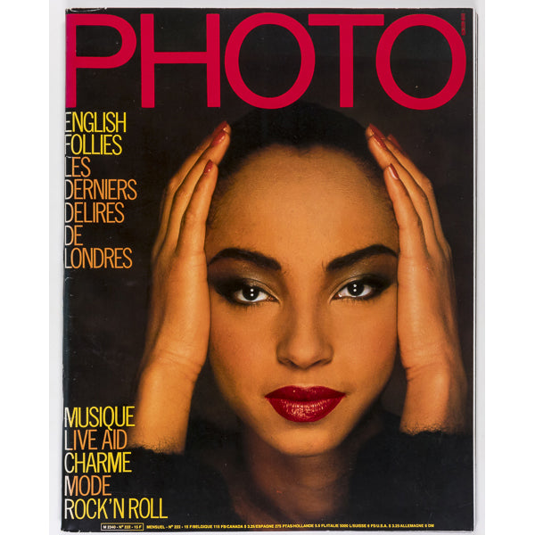 SADE Bob Carlos Clarke TERRY O'NEILL Derek Ridgers IMAN Photo magazine