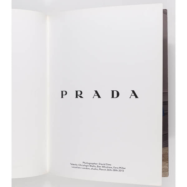 BEN WHISHAW Christophe Waltz EZRA MILLER Sims PRADA Lookbook 2013 Fall