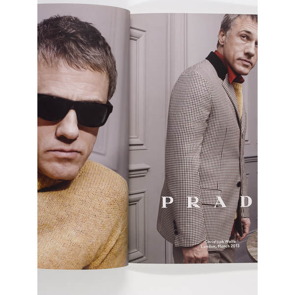 BEN WHISHAW Christophe Waltz EZRA MILLER Sims PRADA Lookbook 2013 Fall