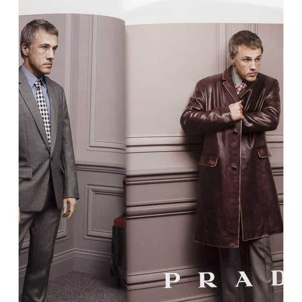 BEN WHISHAW Christophe Waltz EZRA MILLER Sims PRADA Lookbook 2013 Fall