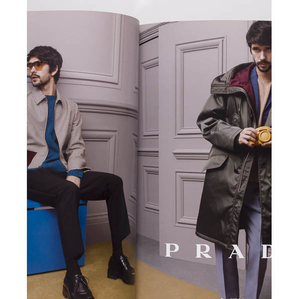 BEN WHISHAW Christophe Waltz EZRA MILLER Sims PRADA Lookbook 2013 Fall