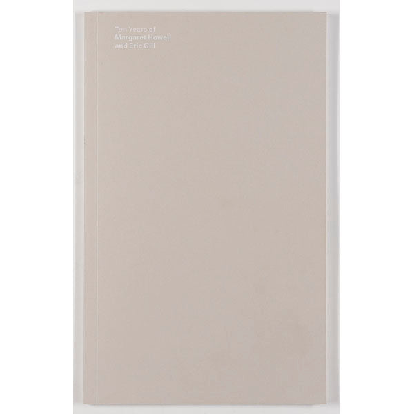 Ten Years of Margaret Howell and Eric Gill BOOK 2016 Fashion invites