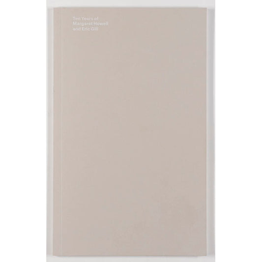 Ten Years of Margaret Howell and Eric Gill BOOK 2016 Fashion invites
