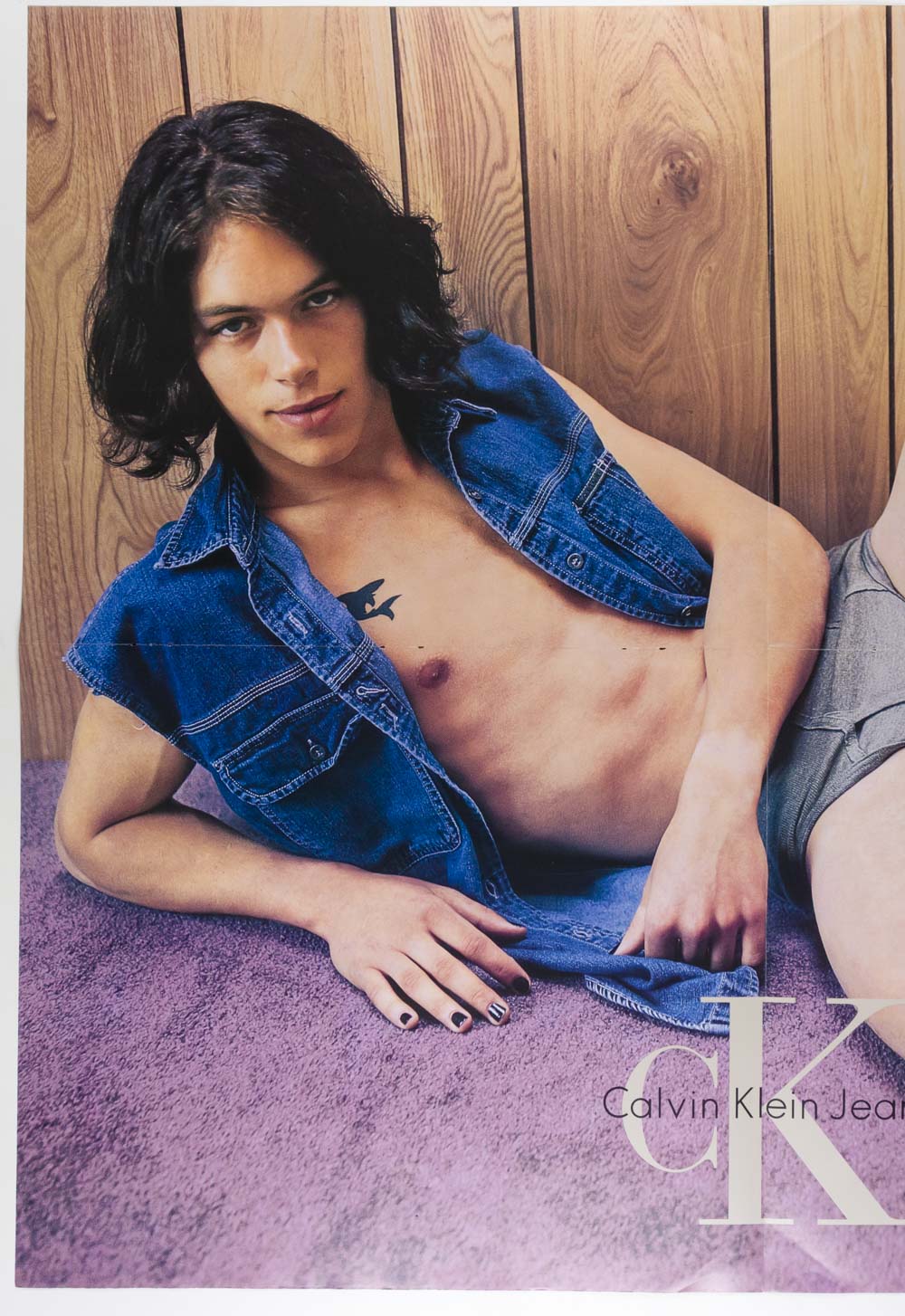 CALVIN KLEIN Steven Meisel CK JEANS Banned LOOKBOOK Denim POSTER 1995