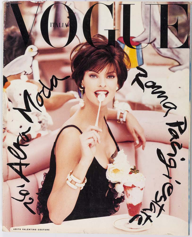 Linda Evangelista ALTA MODA March 1992 CARLA BRUNI Vogue Italia