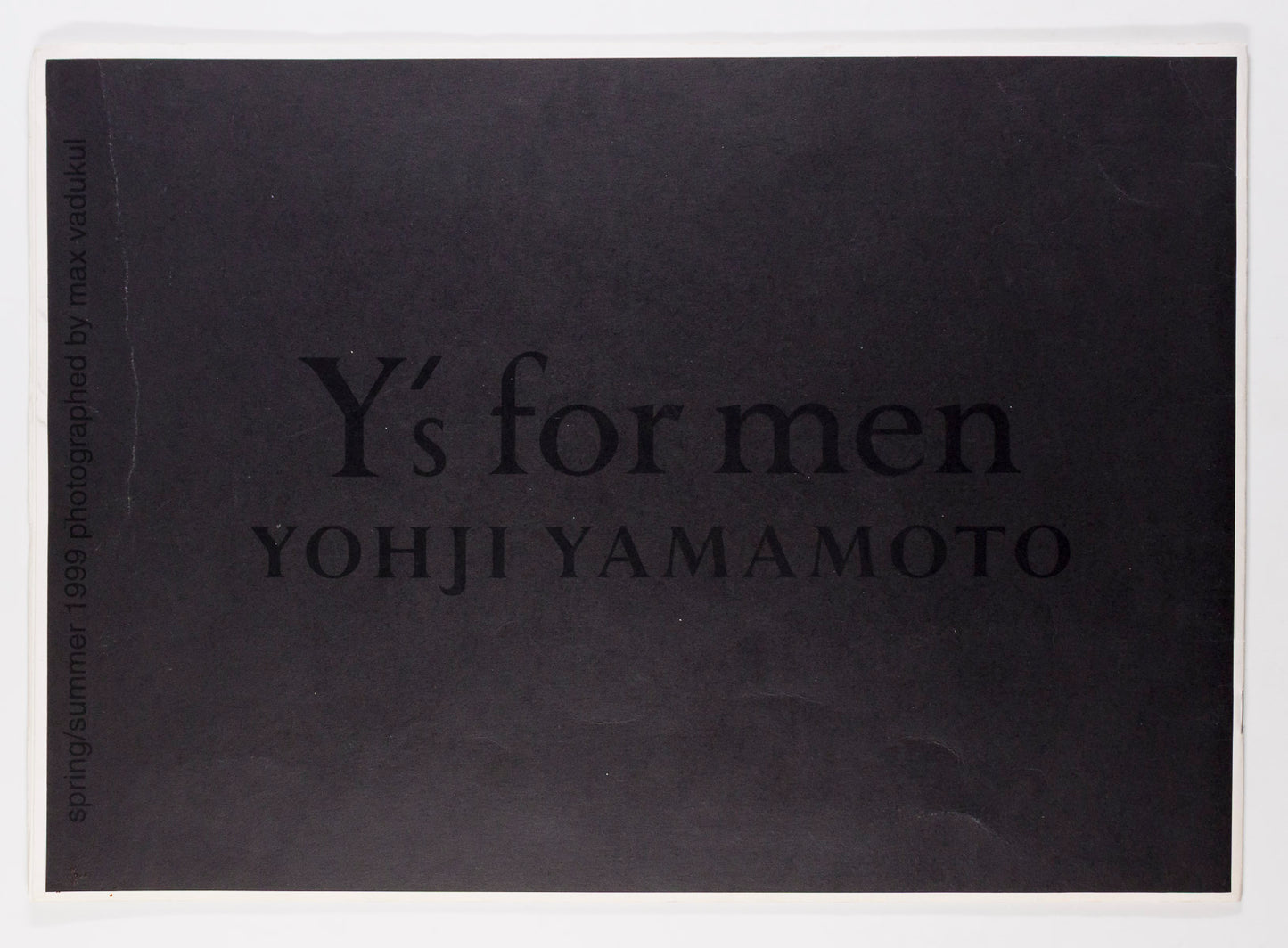 YOHJI YAMAMOTO Y's women's + for men LOOKBOOK 1999 SPRING SUMMER Max Vadukul VTG