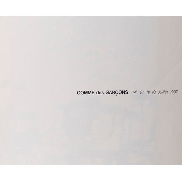 COMME des GARCONS lookbook TATJANA PATITZ Peter Lindbergh 1987 July 97