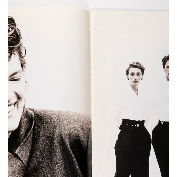 COMME des GARCONS lookbook TATJANA PATITZ Peter Lindbergh 1987 July 97 ELEGANTLY PAPERED Vintage Fashion Magazines