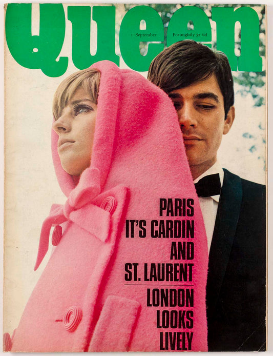 PIERRE CARDIN Jill Kennington YSL MONDRIAN QUEEN magazine 1965 September