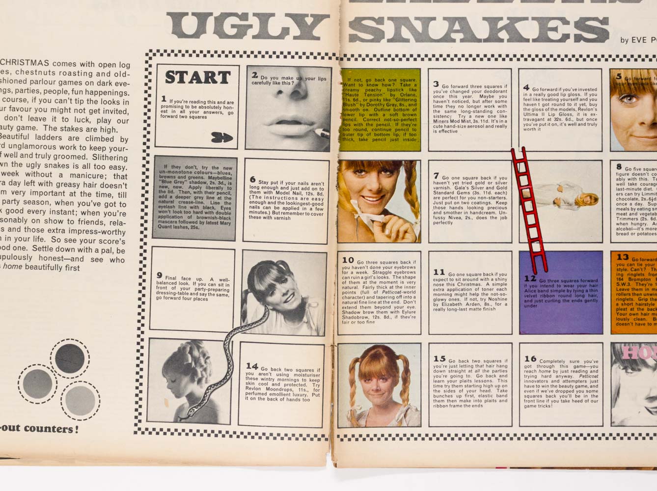 Samantha Juste TERENCE COOPER Biba LORD JOHN Petticoat magazine 17 December 1966