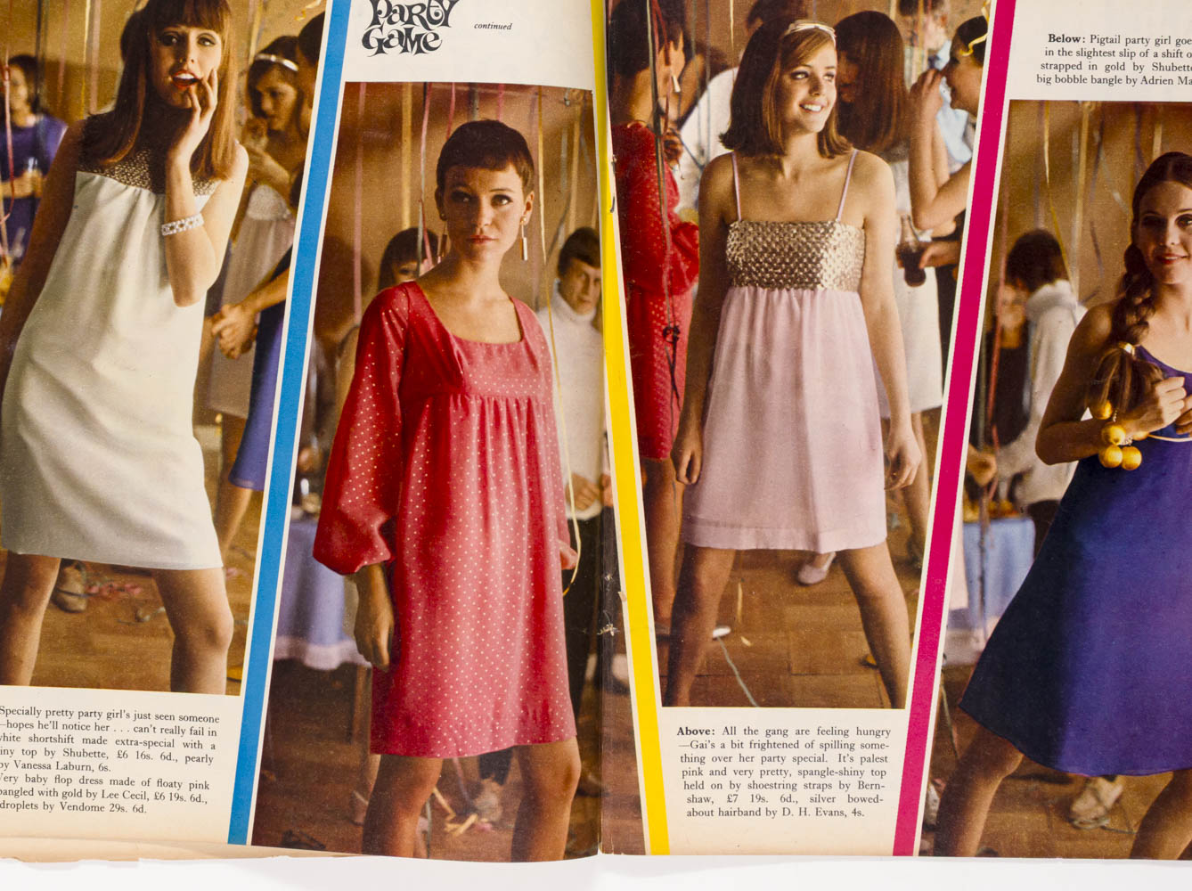 Samantha Juste TERENCE COOPER Biba LORD JOHN Petticoat magazine 17 December 1966