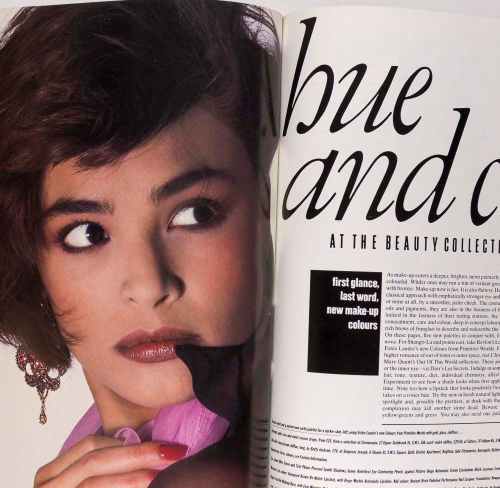 Paolo Roversi Peter Lindbergh COLLECTIONS Vogue magazine 1984