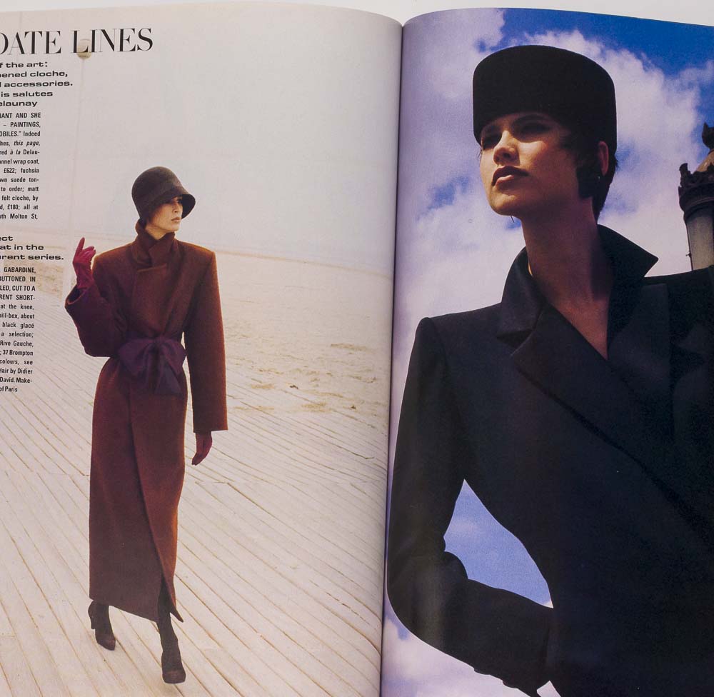 Paolo Roversi Peter Lindbergh COLLECTIONS Vogue magazine 1984